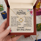 To My Wife Happy Birthday-Love Knot Necklace