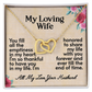 My Loving Wife- Interlocking Hearts  Necklace