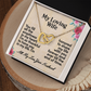 My Loving Wife- Interlocking Hearts  Necklace