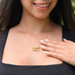 To My Daughter-Interlocking Hearts Necklace