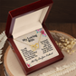 My Loving Wife- Interlocking Hearts  Necklace