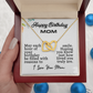 Happy Birthday Mom- Interlocking Hearts Necklace