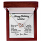 Happy Birthday Mom- Interlocking Hearts Necklace