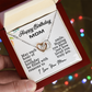Happy Birthday Mom- Interlocking Hearts Necklace