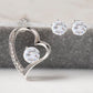 To My Daughter-Happy Birthday- Forever Love Necklace &  Earring Set
