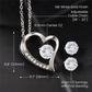 To My Daughter-Happy Birthday- Forever Love Necklace &  Earring Set