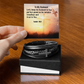To My Husband- Men's Cross Bracelet