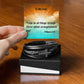 To My Dad-Men's Cross Bracelet