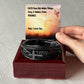 To My Dad - Men's  Cross Bracelet