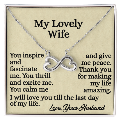 My Lovely Wife-Endless Love Necklace