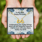 To My Wife Happy Birthday- Endless Love Necklace