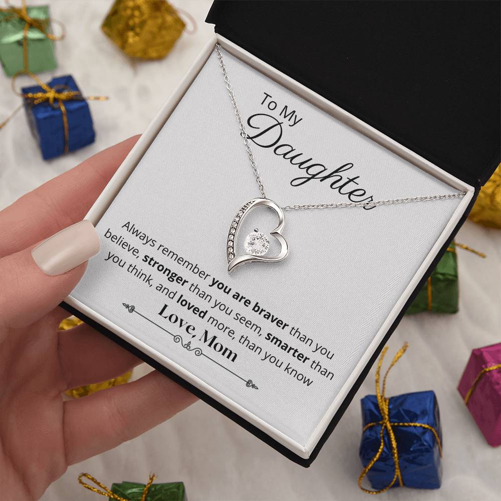 To My Daughter - Forever Love Necklace