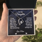 To My Daughter- Forever Love Necklace