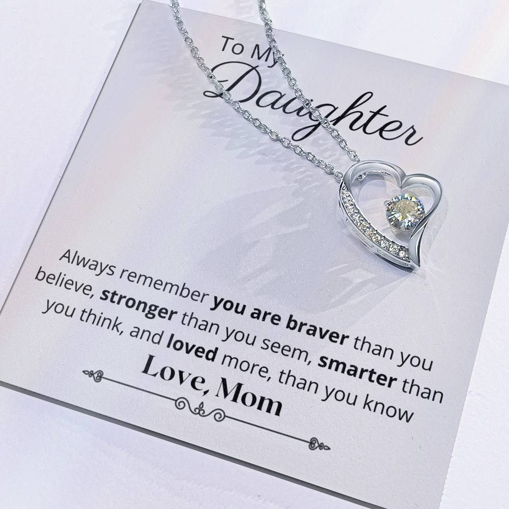 To My Daughter - Forever Love Necklace