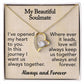 My Beautiful Soulmate- Forever Love Necklace