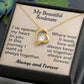 My Beautiful Soulmate- Forever Love Necklace