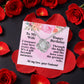 To My Wife Happy Birthday-Love Knot with Rotating Rose Gift Box